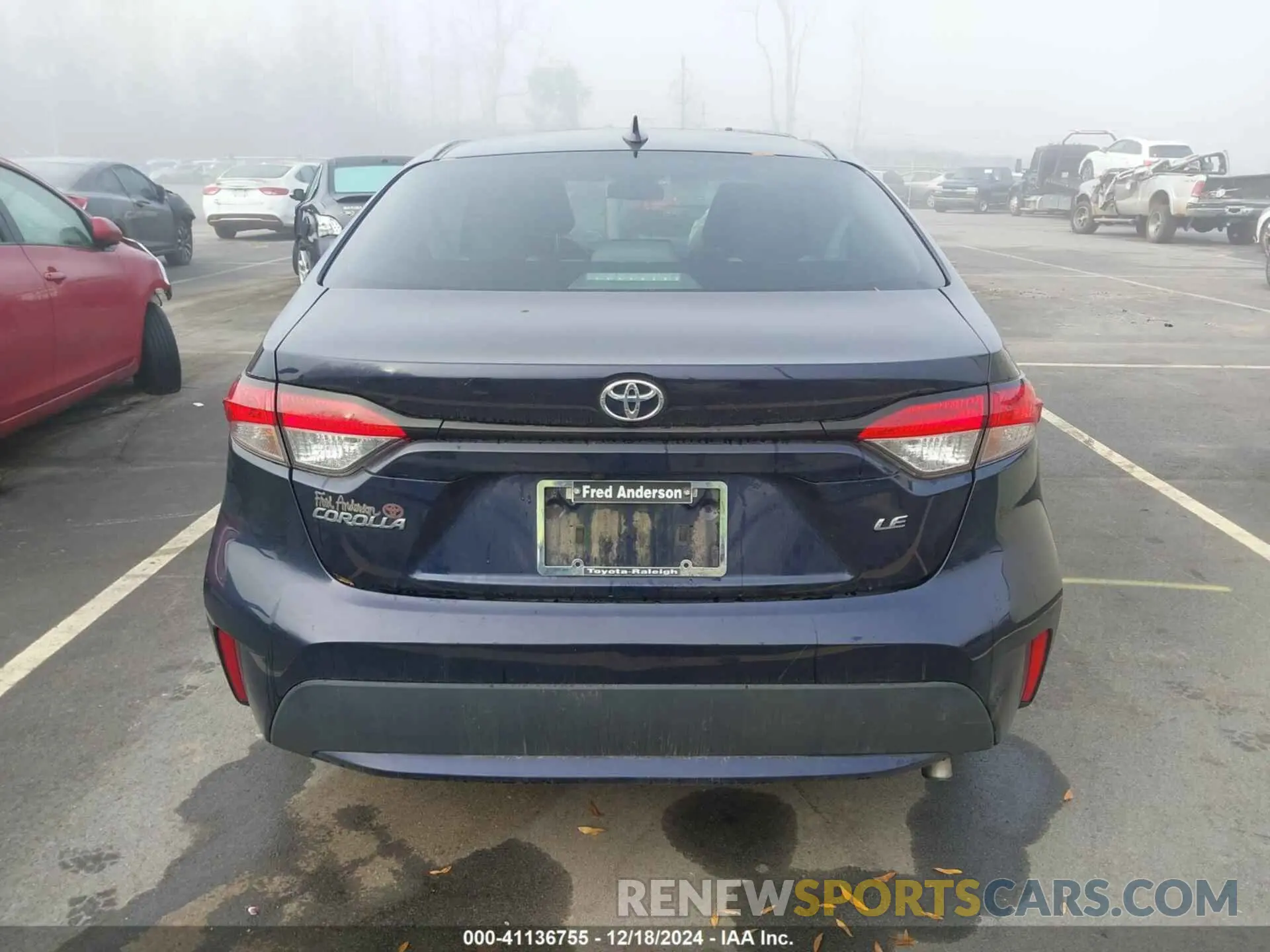 16 fotografías del automóvil dañado 5YFEPMAE8MP213194 TOYOTA COROLLA 2021