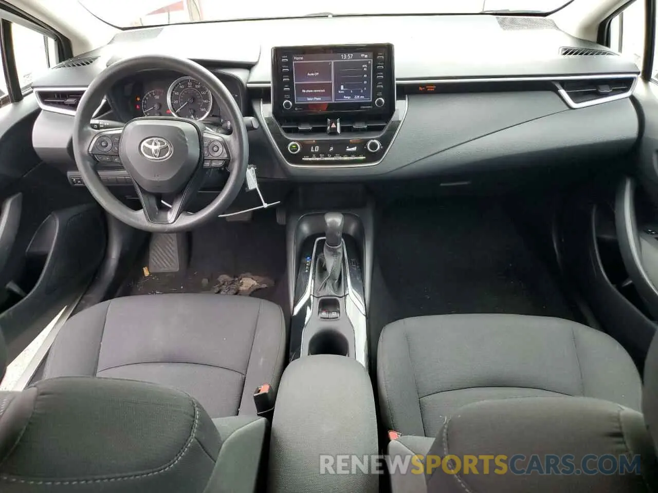 8 fotografías del automóvil dañado 5YFEPMAE8MP217830 TOYOTA COROLLA 2021