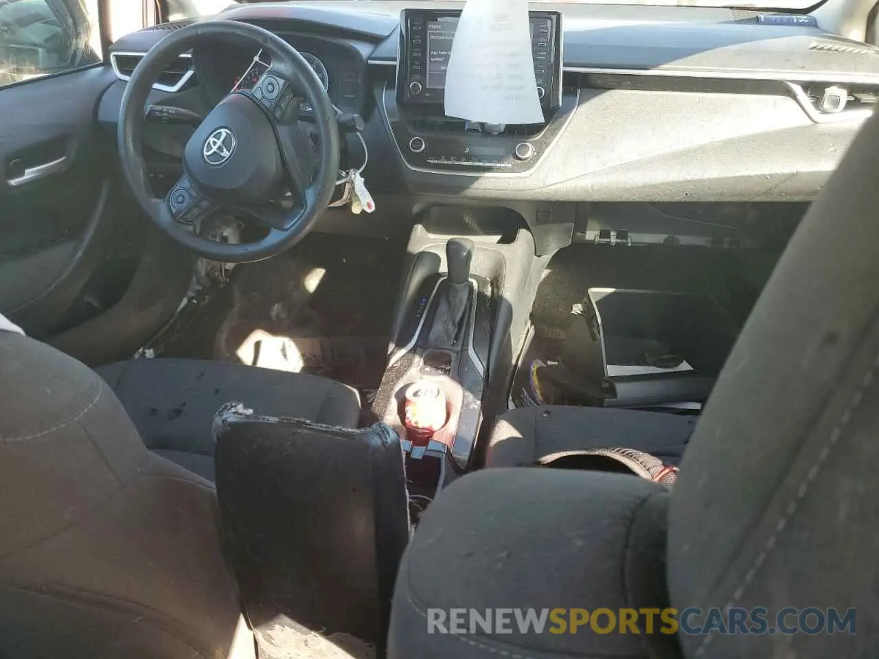 8 fotografías del automóvil dañado 5YFEPMAE8MP218444 TOYOTA COROLLA 2021