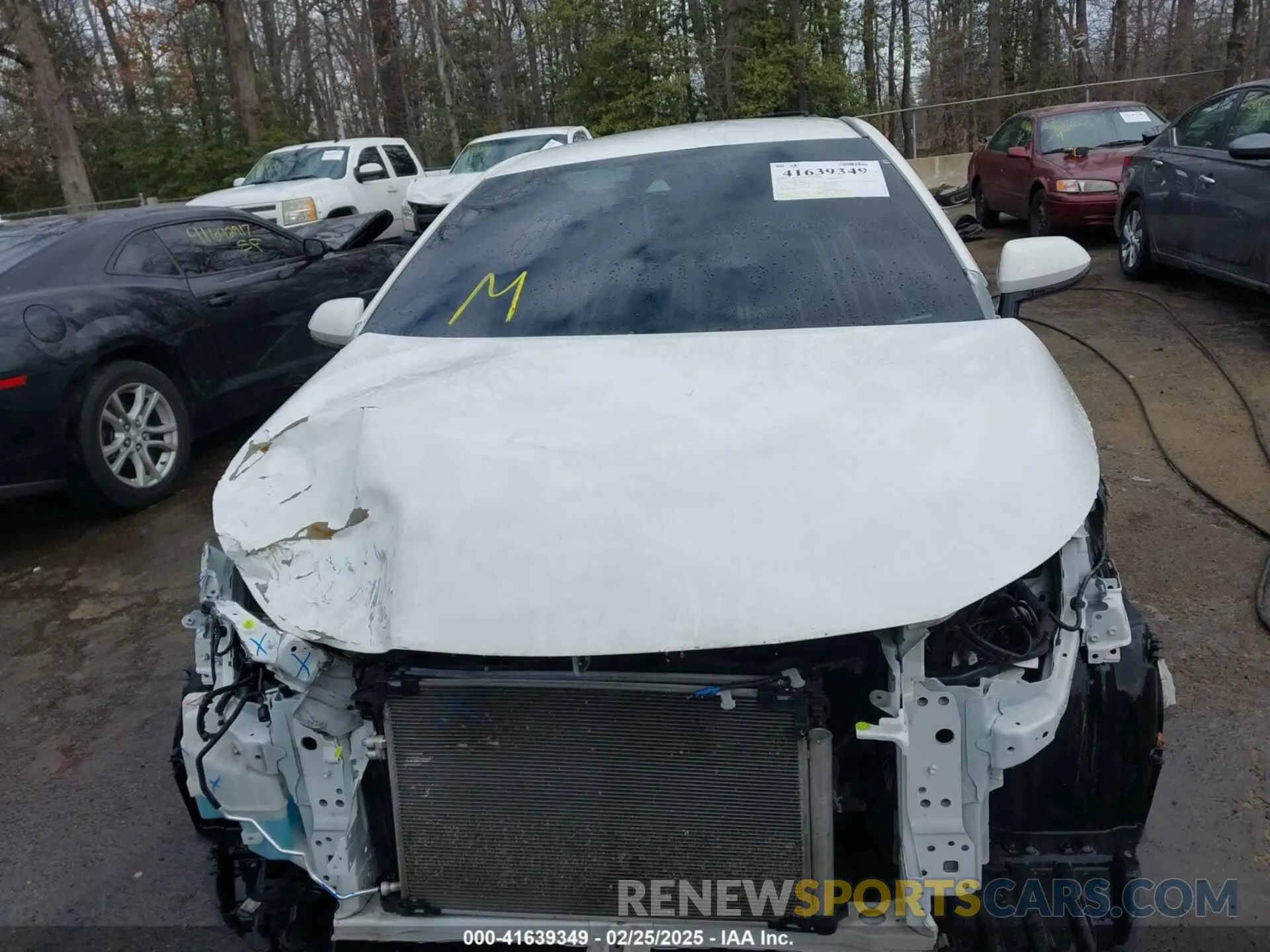 13 fotografías del automóvil dañado 5YFEPMAE8MP222820 TOYOTA COROLLA 2021