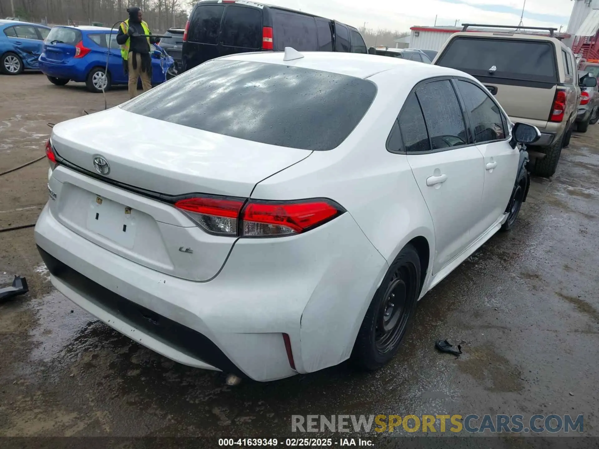 4 fotografías del automóvil dañado 5YFEPMAE8MP222820 TOYOTA COROLLA 2021