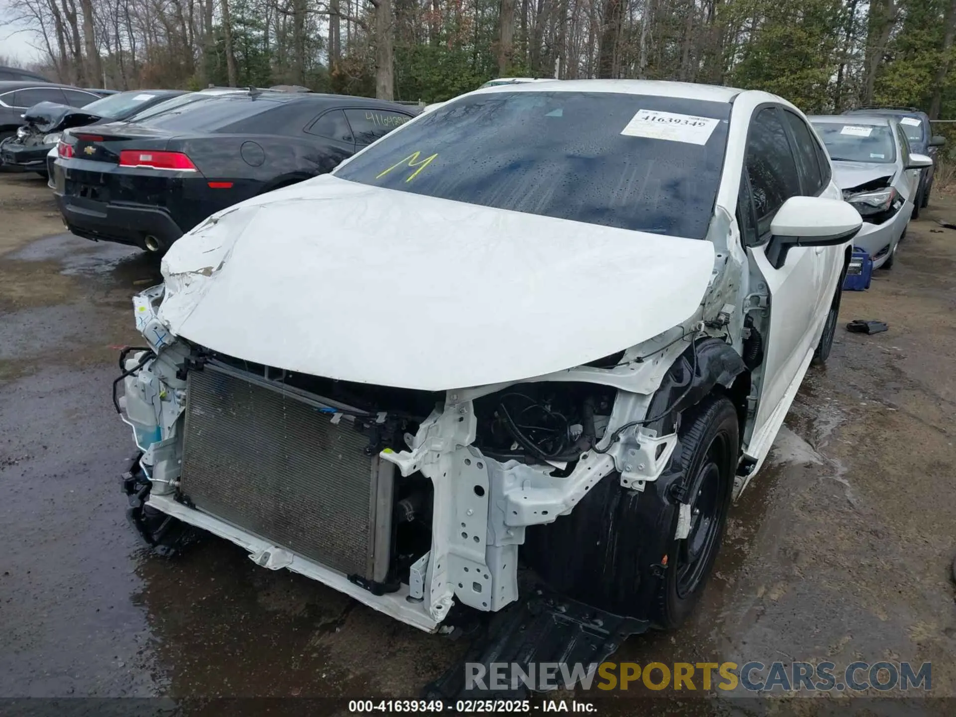 6 fotografías del automóvil dañado 5YFEPMAE8MP222820 TOYOTA COROLLA 2021