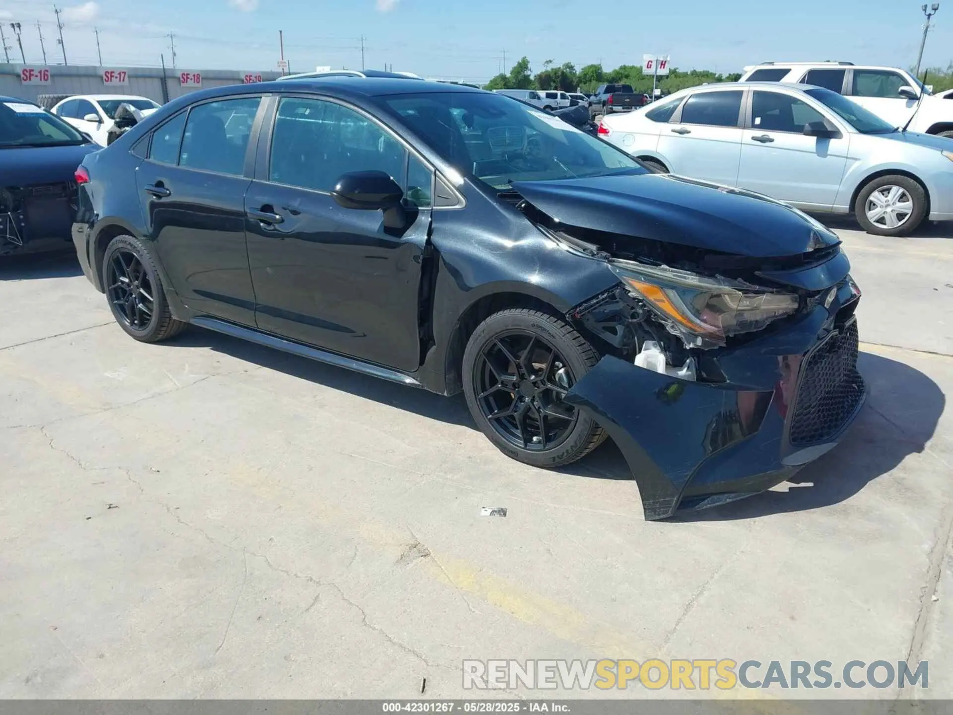 1 fotografías del automóvil dañado 5YFEPMAE8MP223191 TOYOTA COROLLA 2021