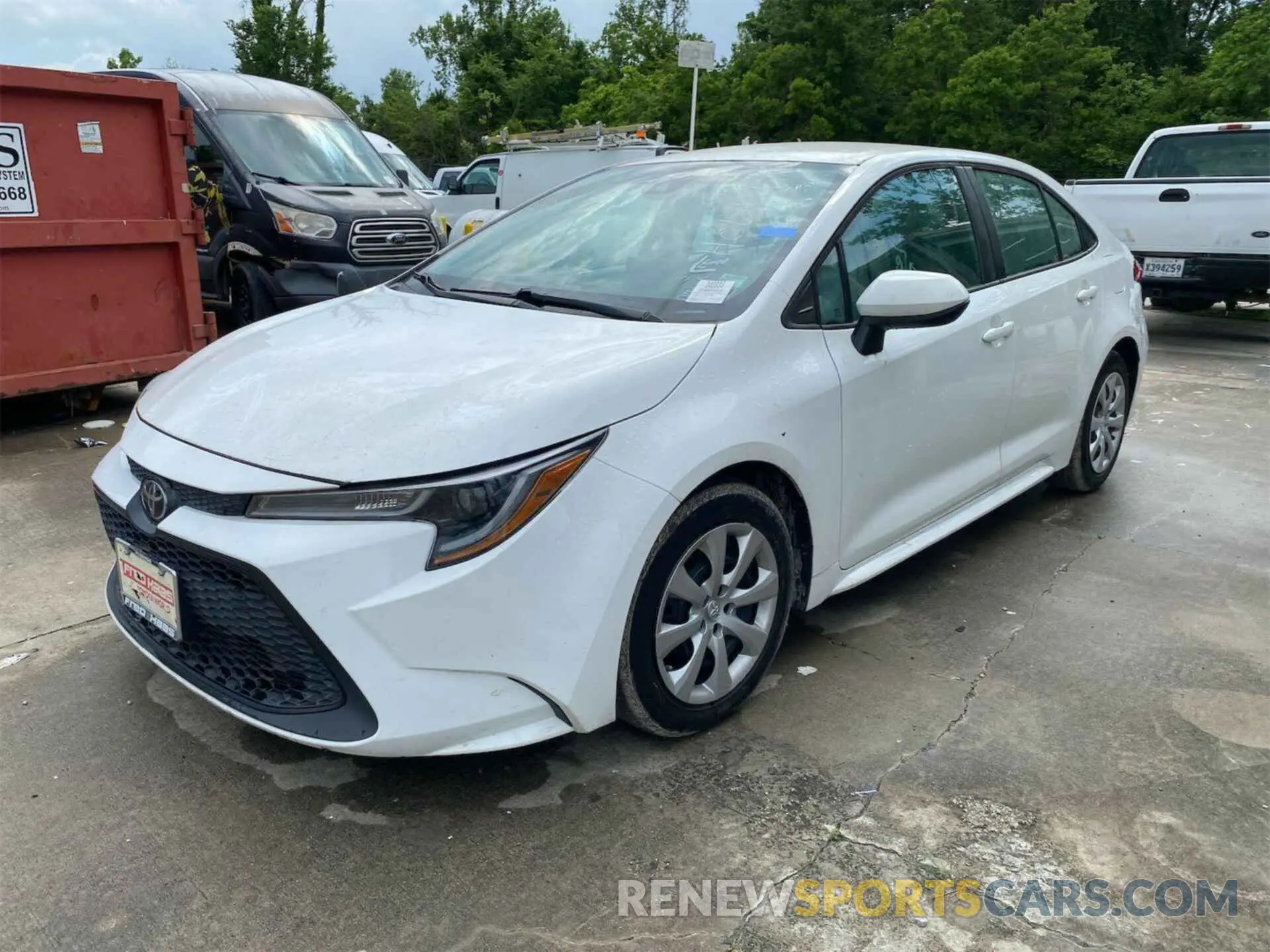 23 fotografías del automóvil dañado 5YFEPMAE8MP230819 TOYOTA COROLLA 2021