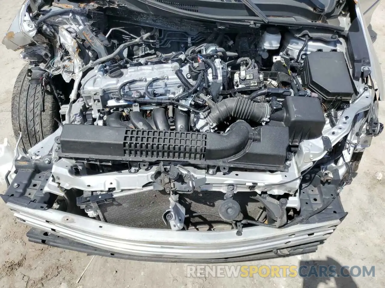 11 fotografías del automóvil dañado 5YFEPMAE8MP231128 TOYOTA COROLLA 2021