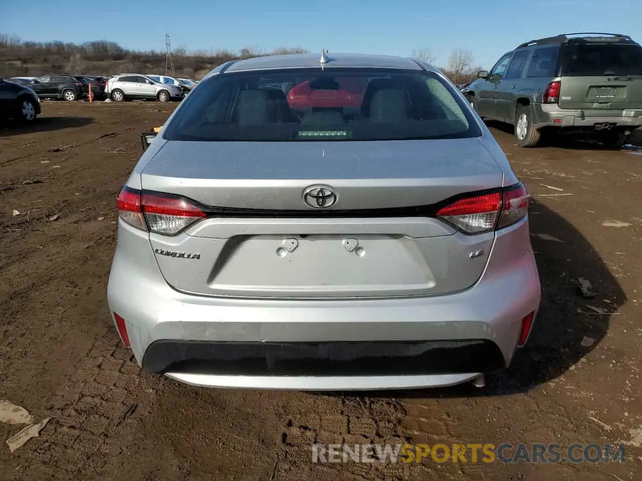 6 fotografías del automóvil dañado 5YFEPMAE8MP240895 TOYOTA COROLLA 2021