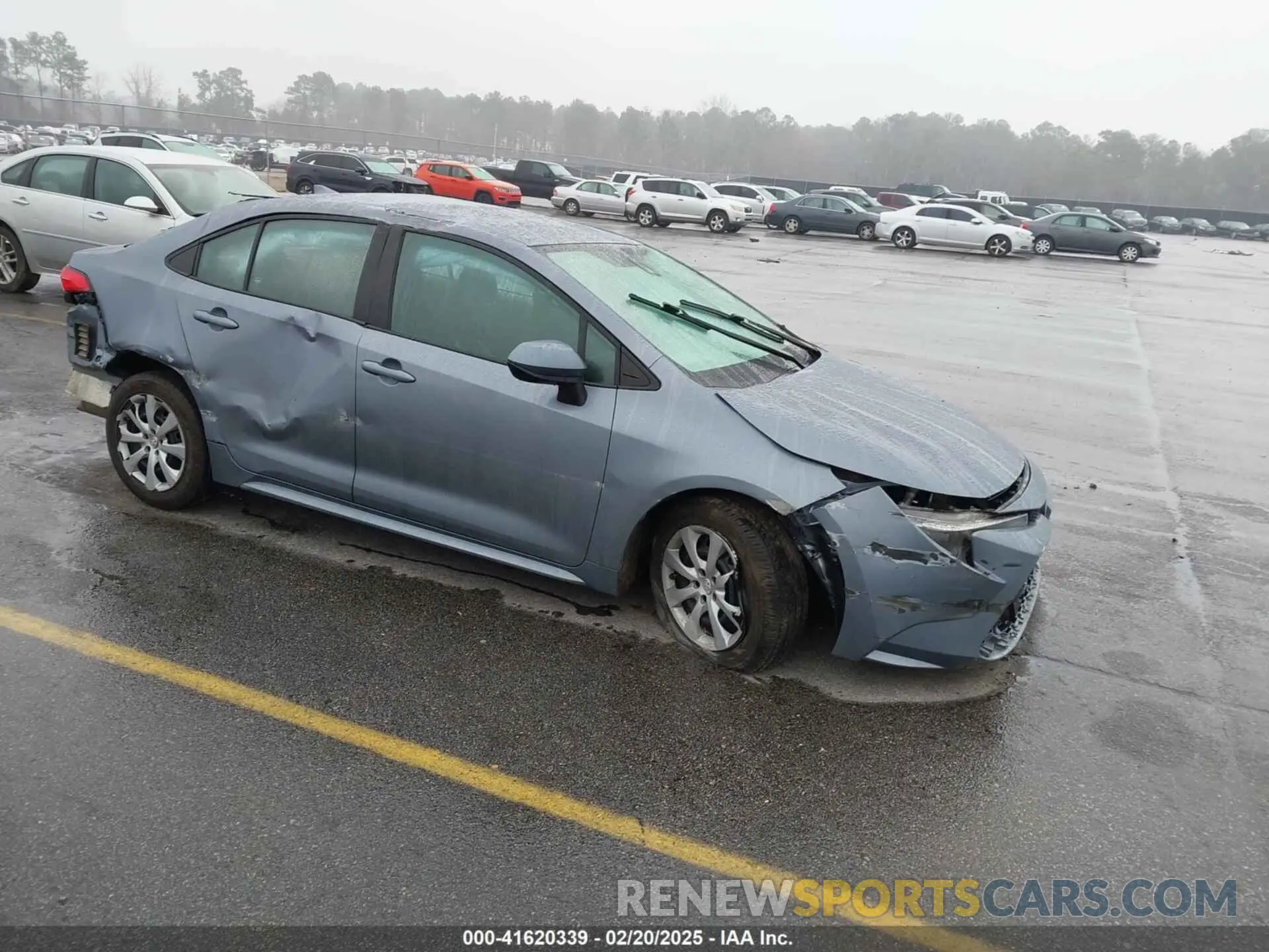 1 fotografías del automóvil dañado 5YFEPMAE8MP242968 TOYOTA COROLLA 2021