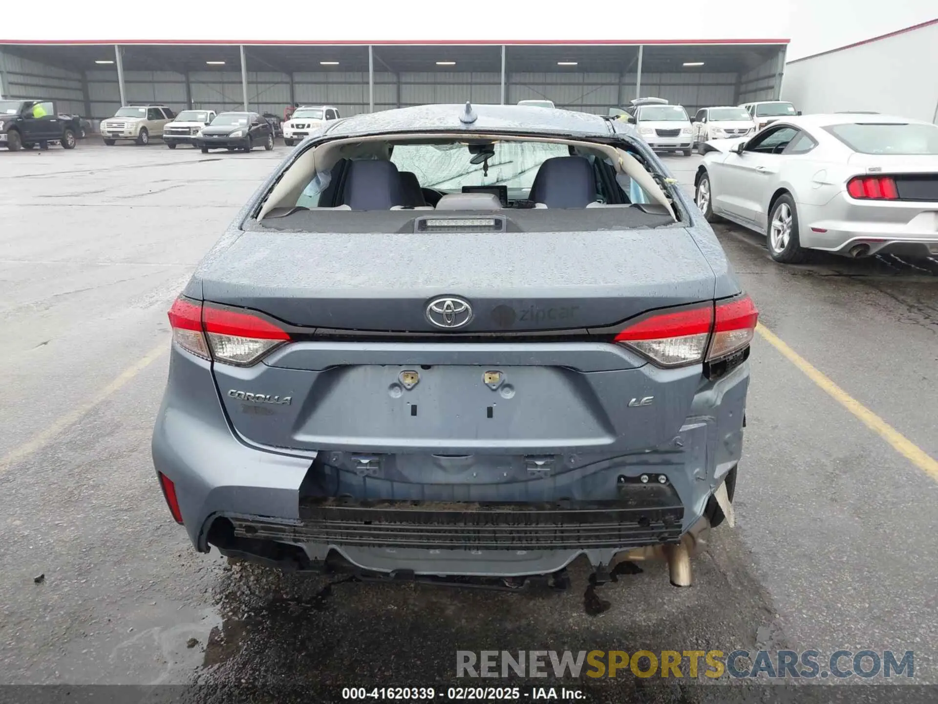 15 fotografías del automóvil dañado 5YFEPMAE8MP242968 TOYOTA COROLLA 2021