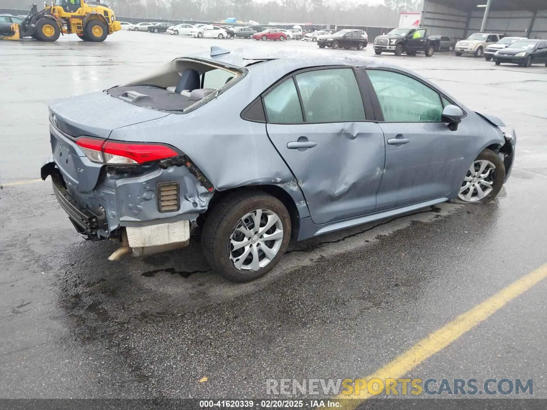 4 fotografías del automóvil dañado 5YFEPMAE8MP242968 TOYOTA COROLLA 2021