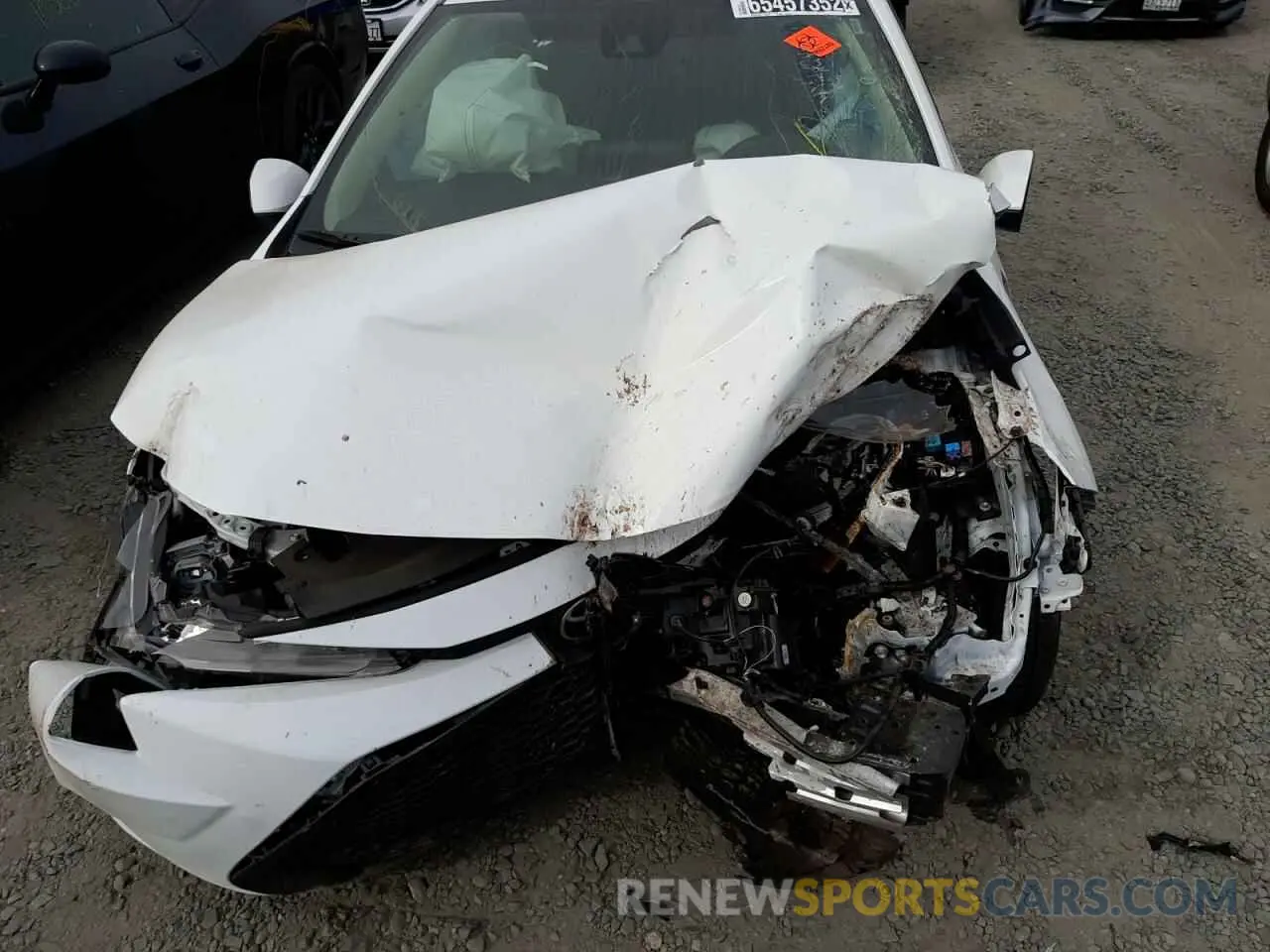 7 fotografías del automóvil dañado 5YFEPMAE8MP243179 TOYOTA COROLLA 2021