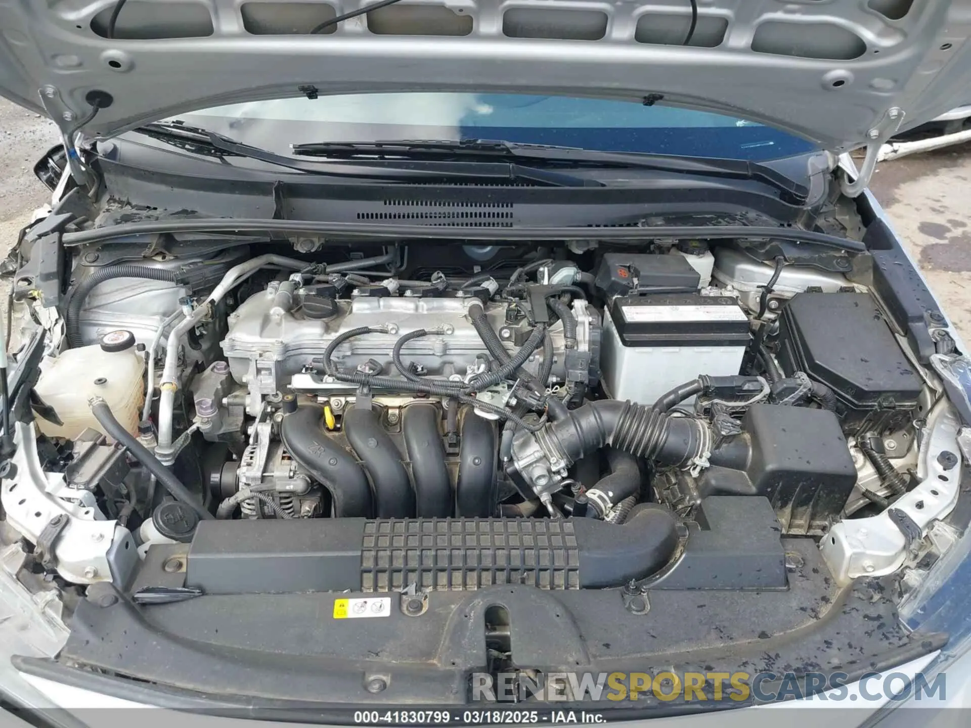 10 fotografías del automóvil dañado 5YFEPMAE8MP245580 TOYOTA COROLLA 2021