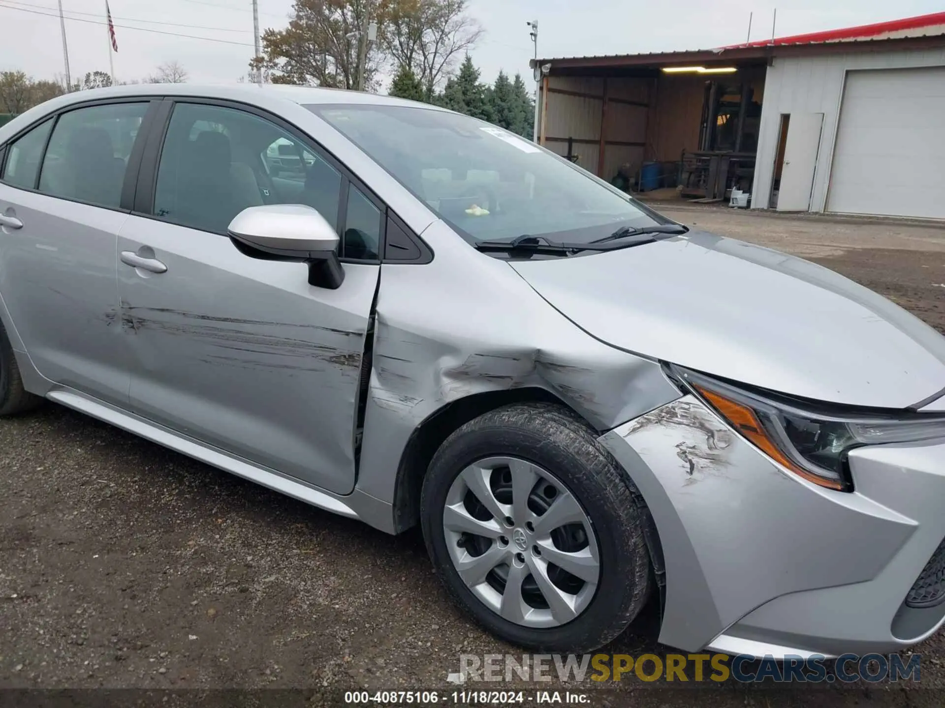 6 fotografías del automóvil dañado 5YFEPMAE8MP249130 TOYOTA COROLLA 2021