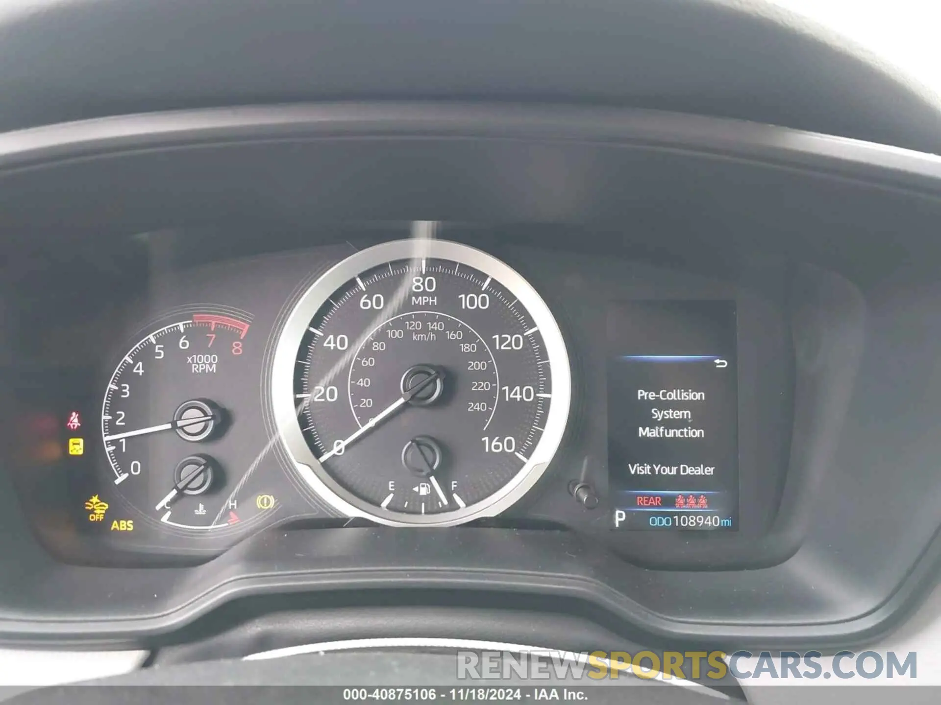 7 fotografías del automóvil dañado 5YFEPMAE8MP249130 TOYOTA COROLLA 2021