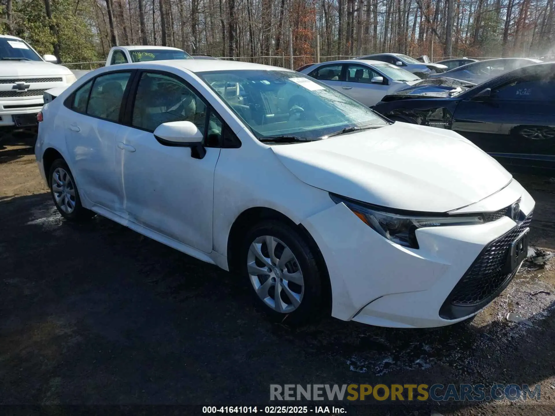 1 fotografías del automóvil dañado 5YFEPMAE8MP266980 TOYOTA COROLLA 2021