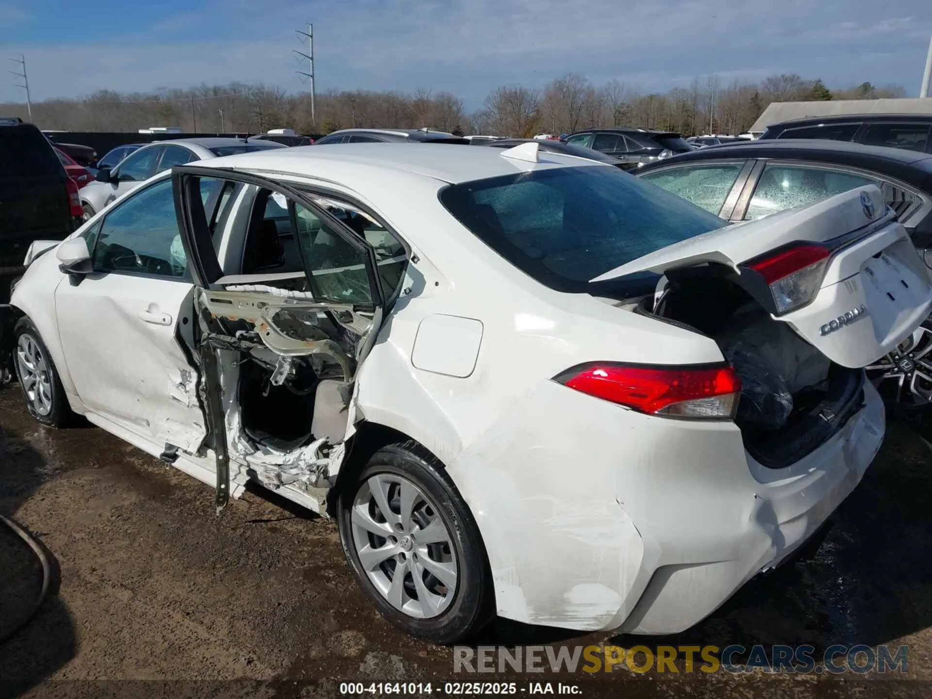 6 fotografías del automóvil dañado 5YFEPMAE8MP266980 TOYOTA COROLLA 2021