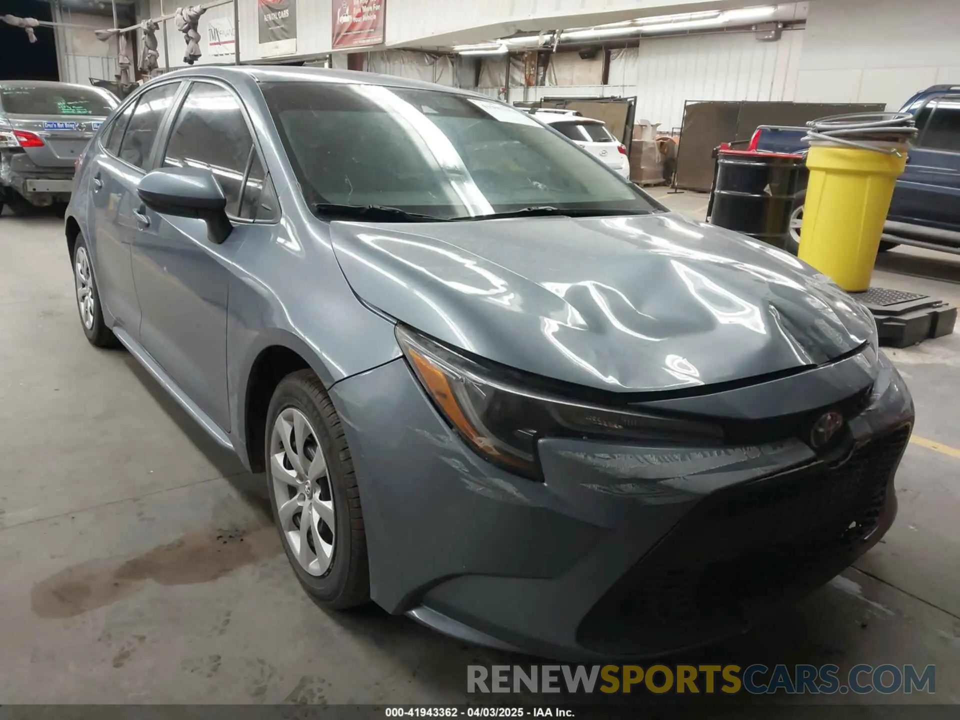 1 fotografías del automóvil dañado 5YFEPMAE8MP270852 TOYOTA COROLLA 2021