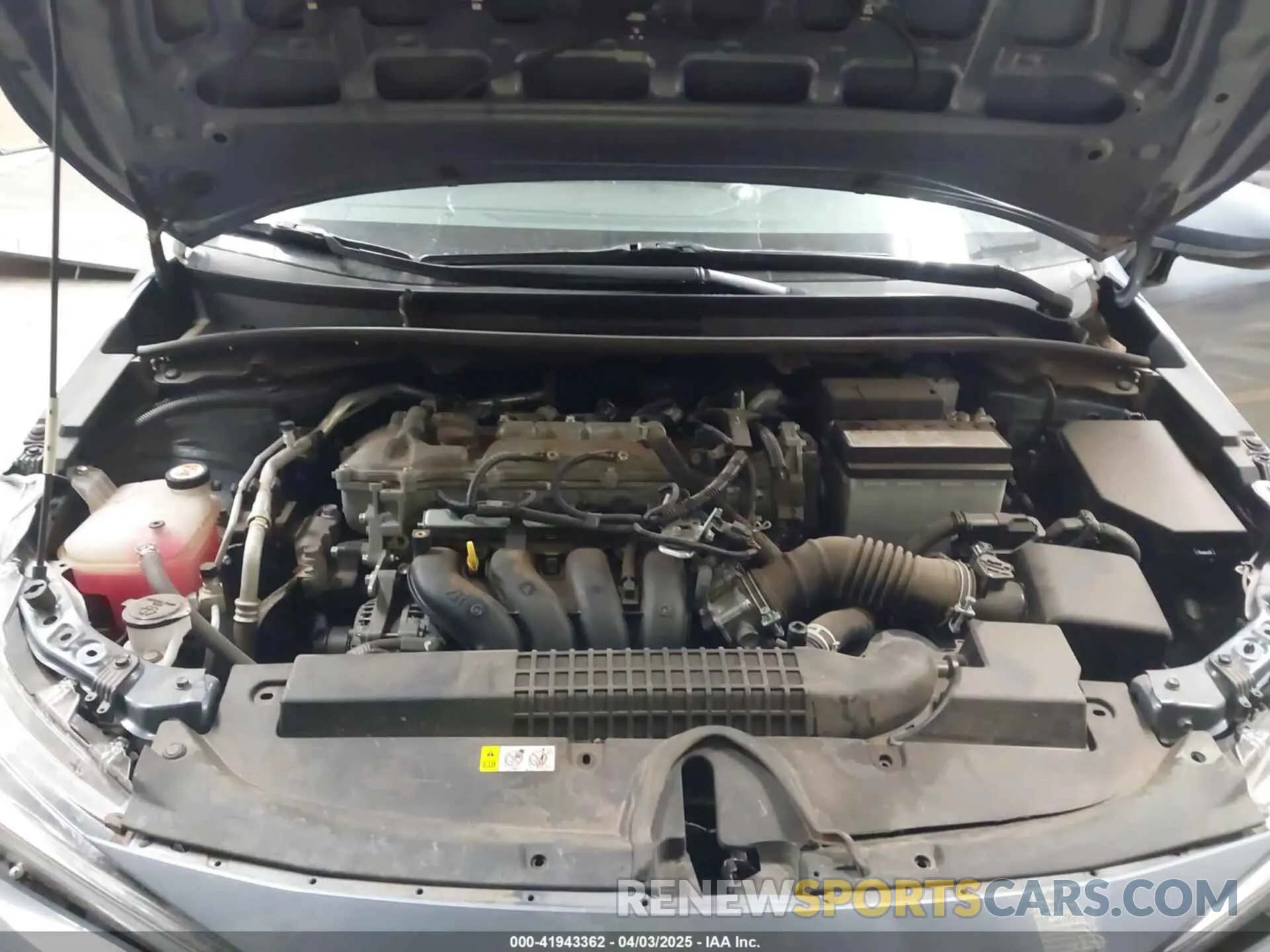 10 fotografías del automóvil dañado 5YFEPMAE8MP270852 TOYOTA COROLLA 2021