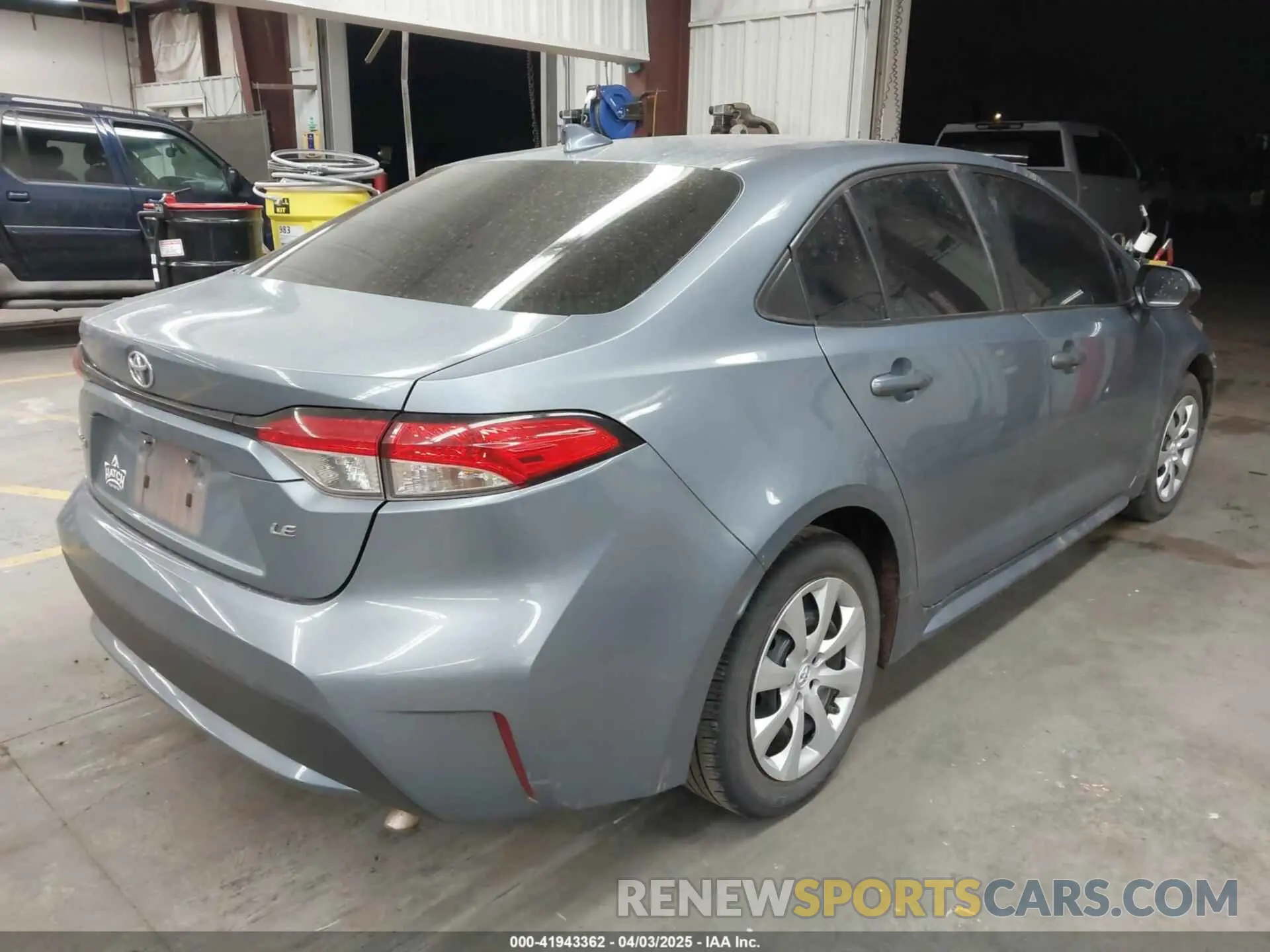 4 fotografías del automóvil dañado 5YFEPMAE8MP270852 TOYOTA COROLLA 2021