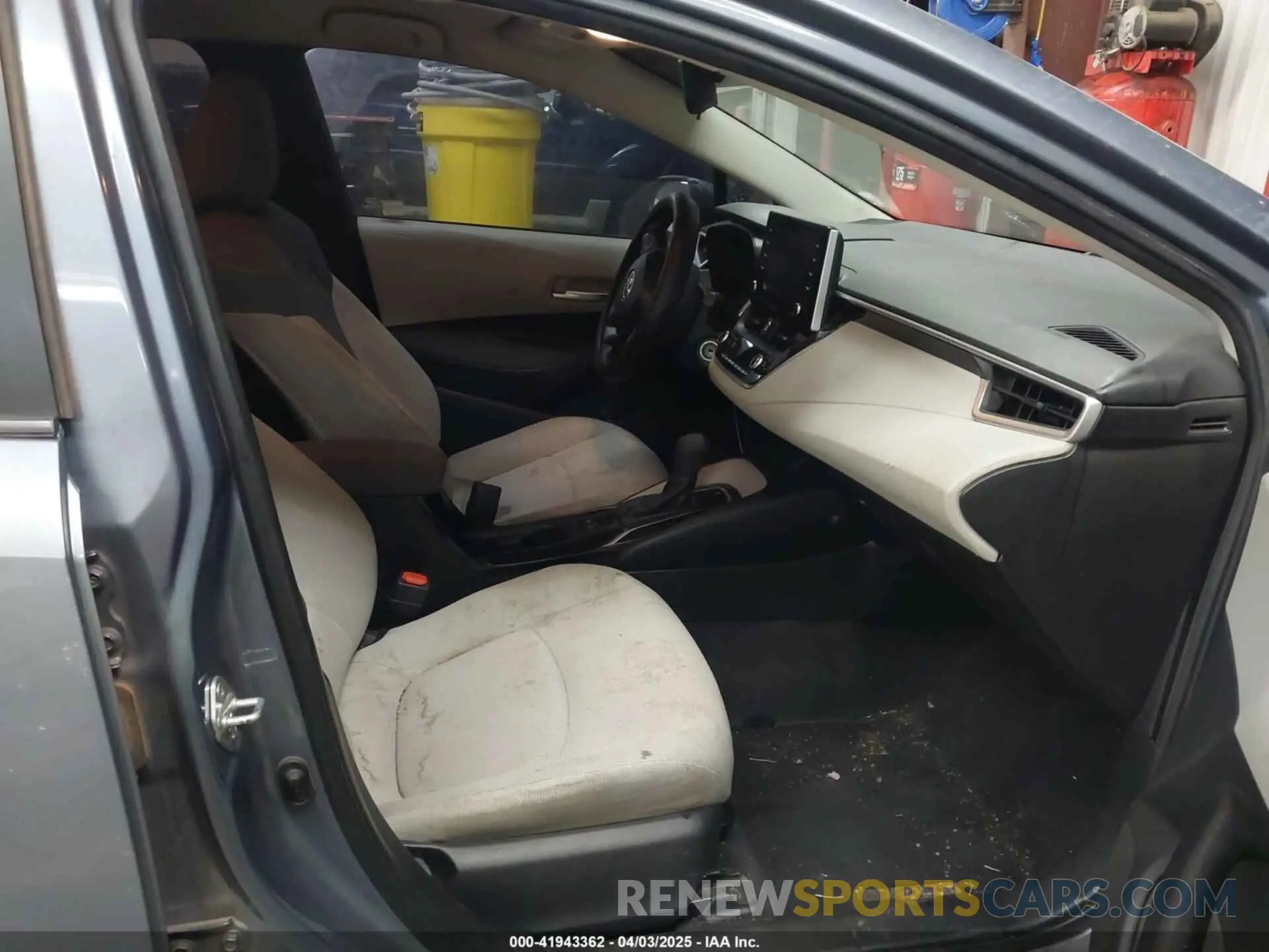 5 fotografías del automóvil dañado 5YFEPMAE8MP270852 TOYOTA COROLLA 2021