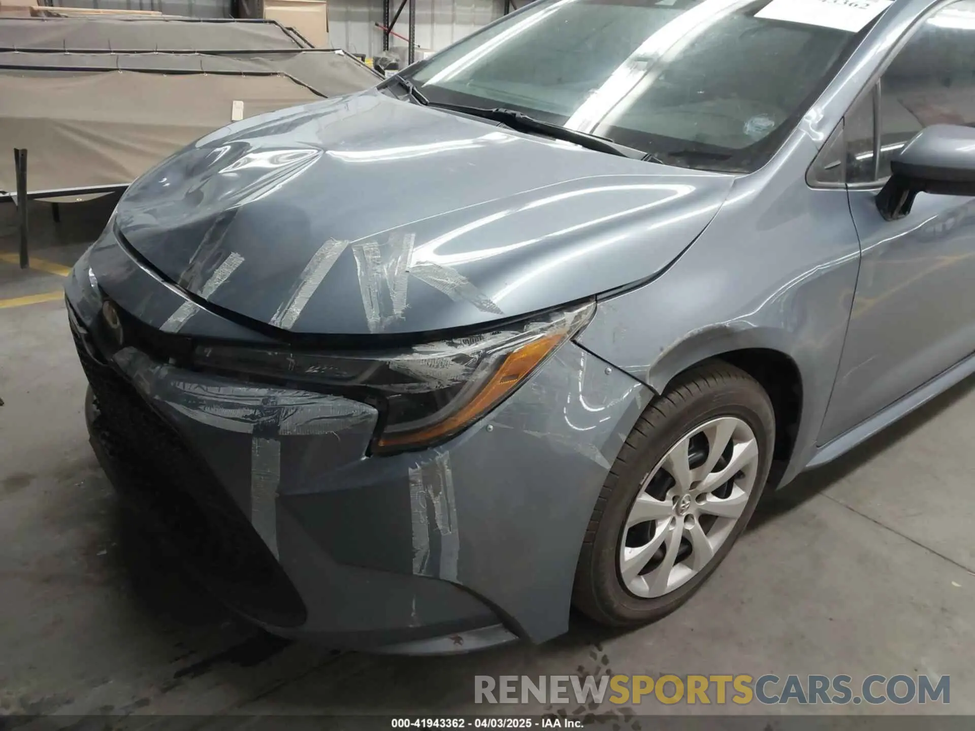 6 fotografías del automóvil dañado 5YFEPMAE8MP270852 TOYOTA COROLLA 2021