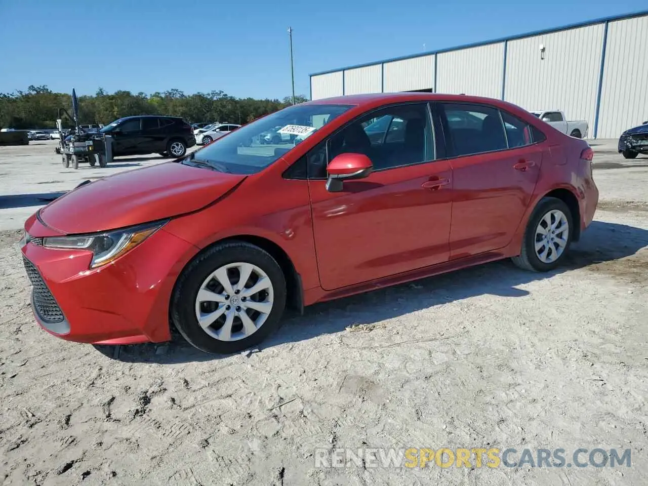 1 fotografías del automóvil dañado 5YFEPMAE9MP151479 TOYOTA COROLLA 2021