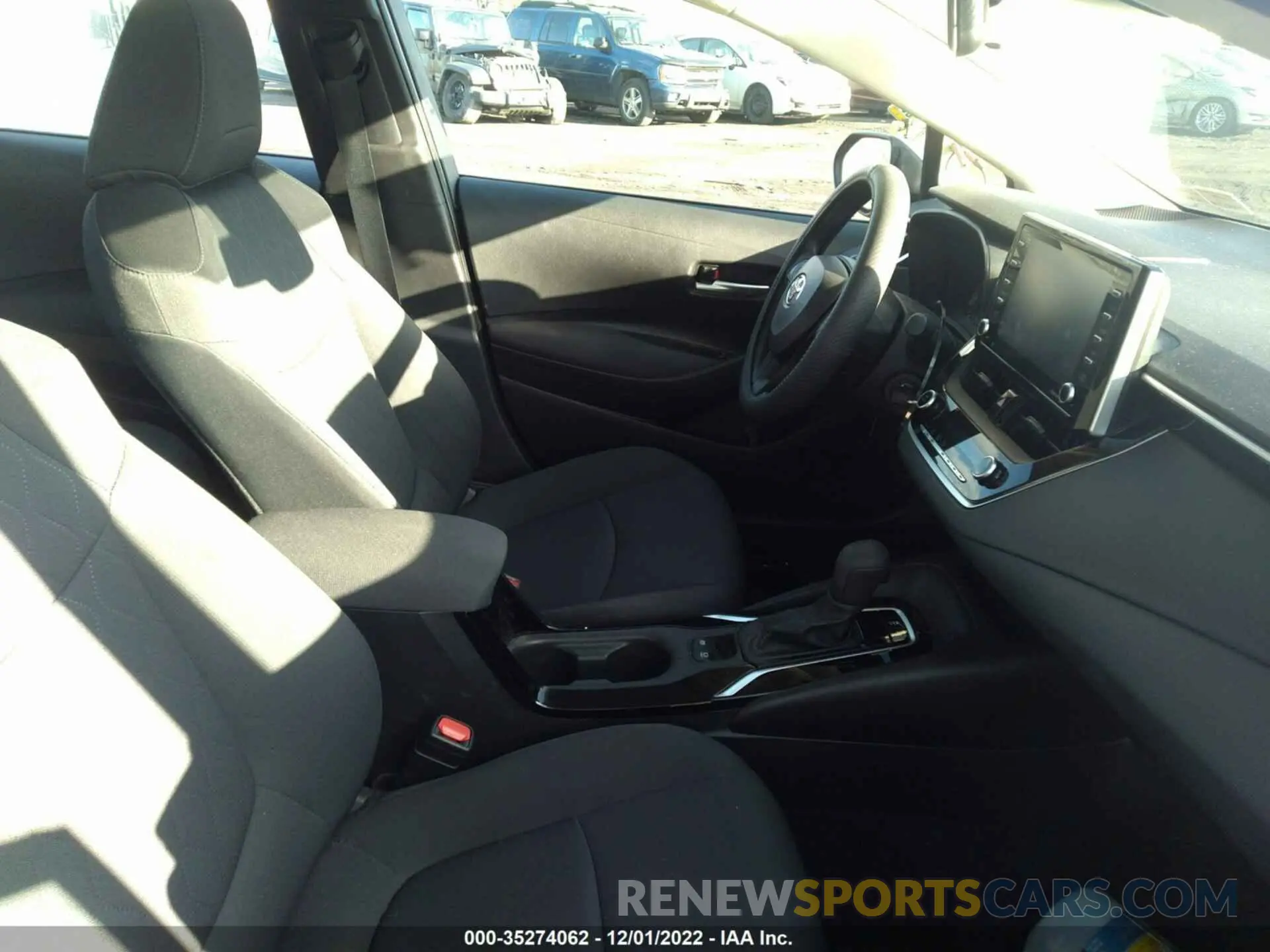 5 fotografías del automóvil dañado 5YFEPMAE9MP159565 TOYOTA COROLLA 2021