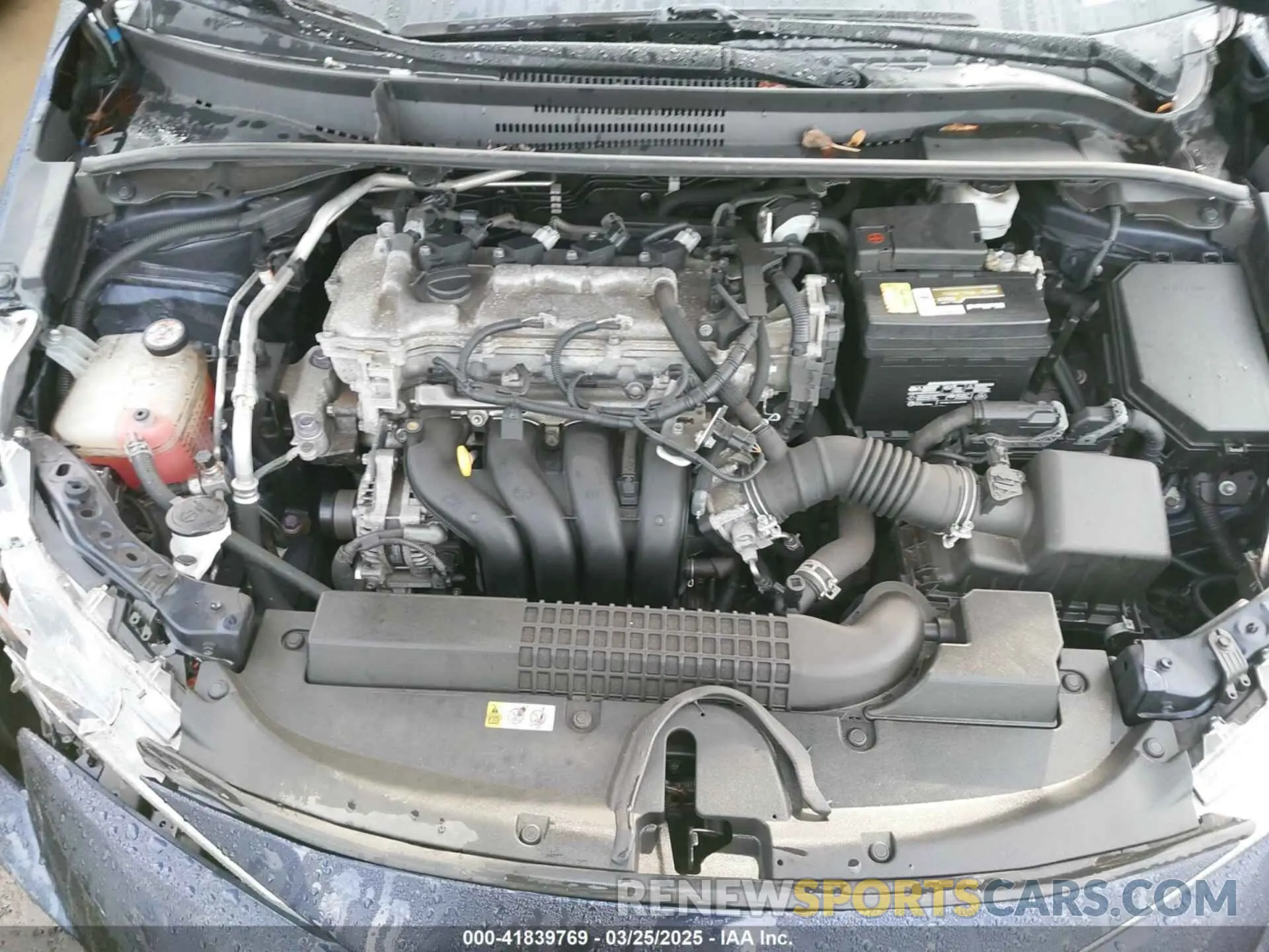 10 fotografías del automóvil dañado 5YFEPMAE9MP167360 TOYOTA COROLLA 2021