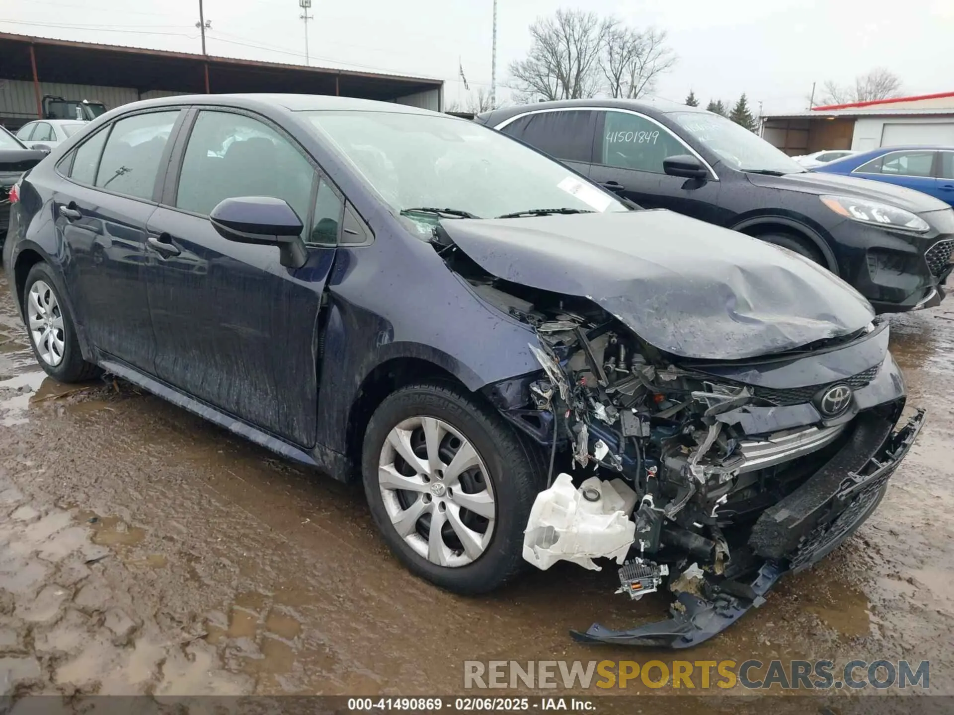 1 fotografías del automóvil dañado 5YFEPMAE9MP168508 TOYOTA COROLLA 2021
