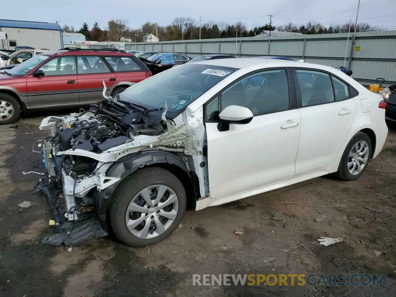 1 fotografías del automóvil dañado 5YFEPMAE9MP169514 TOYOTA COROLLA 2021