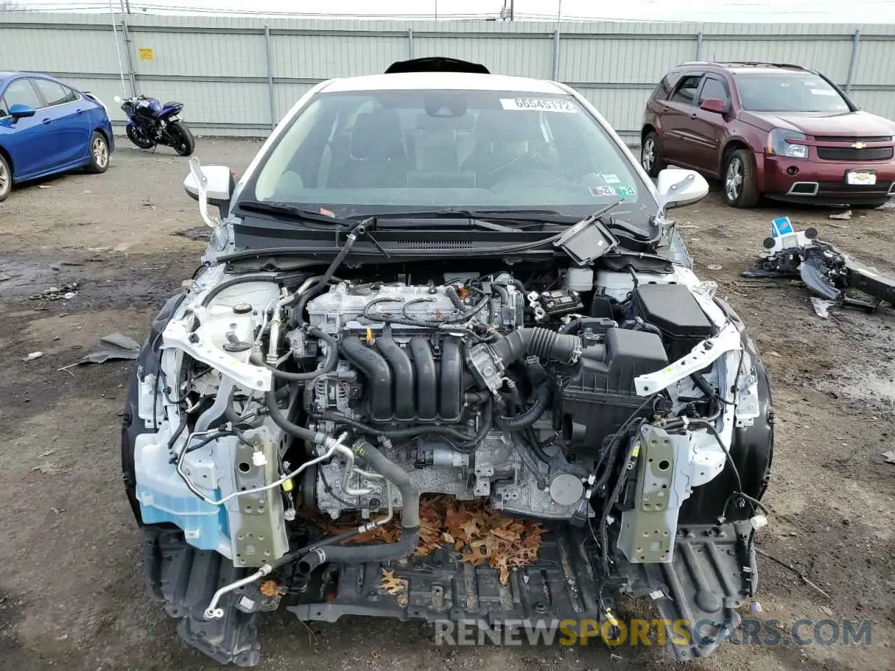 5 fotografías del automóvil dañado 5YFEPMAE9MP169514 TOYOTA COROLLA 2021