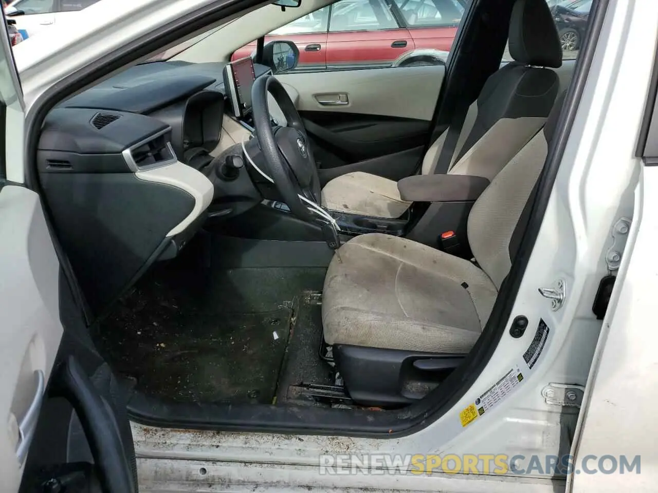 7 fotografías del automóvil dañado 5YFEPMAE9MP169514 TOYOTA COROLLA 2021