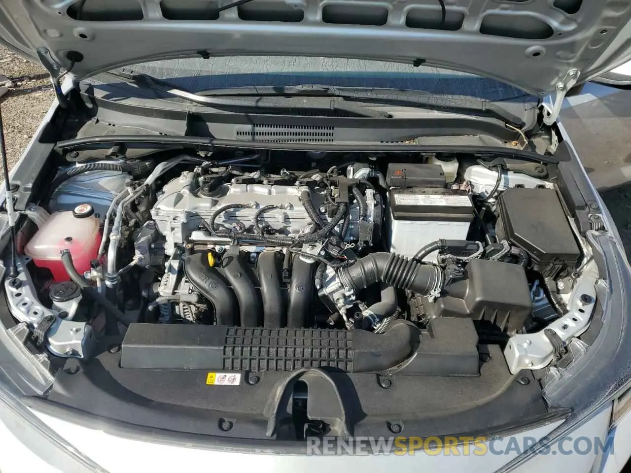 11 fotografías del automóvil dañado 5YFEPMAE9MP169707 TOYOTA COROLLA 2021