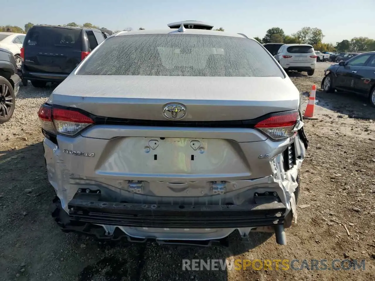 6 fotografías del automóvil dañado 5YFEPMAE9MP169707 TOYOTA COROLLA 2021