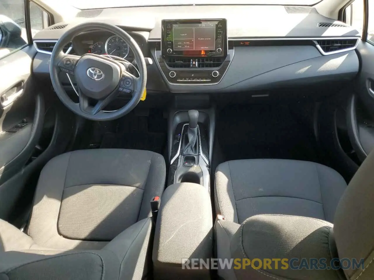 8 fotografías del automóvil dañado 5YFEPMAE9MP169707 TOYOTA COROLLA 2021