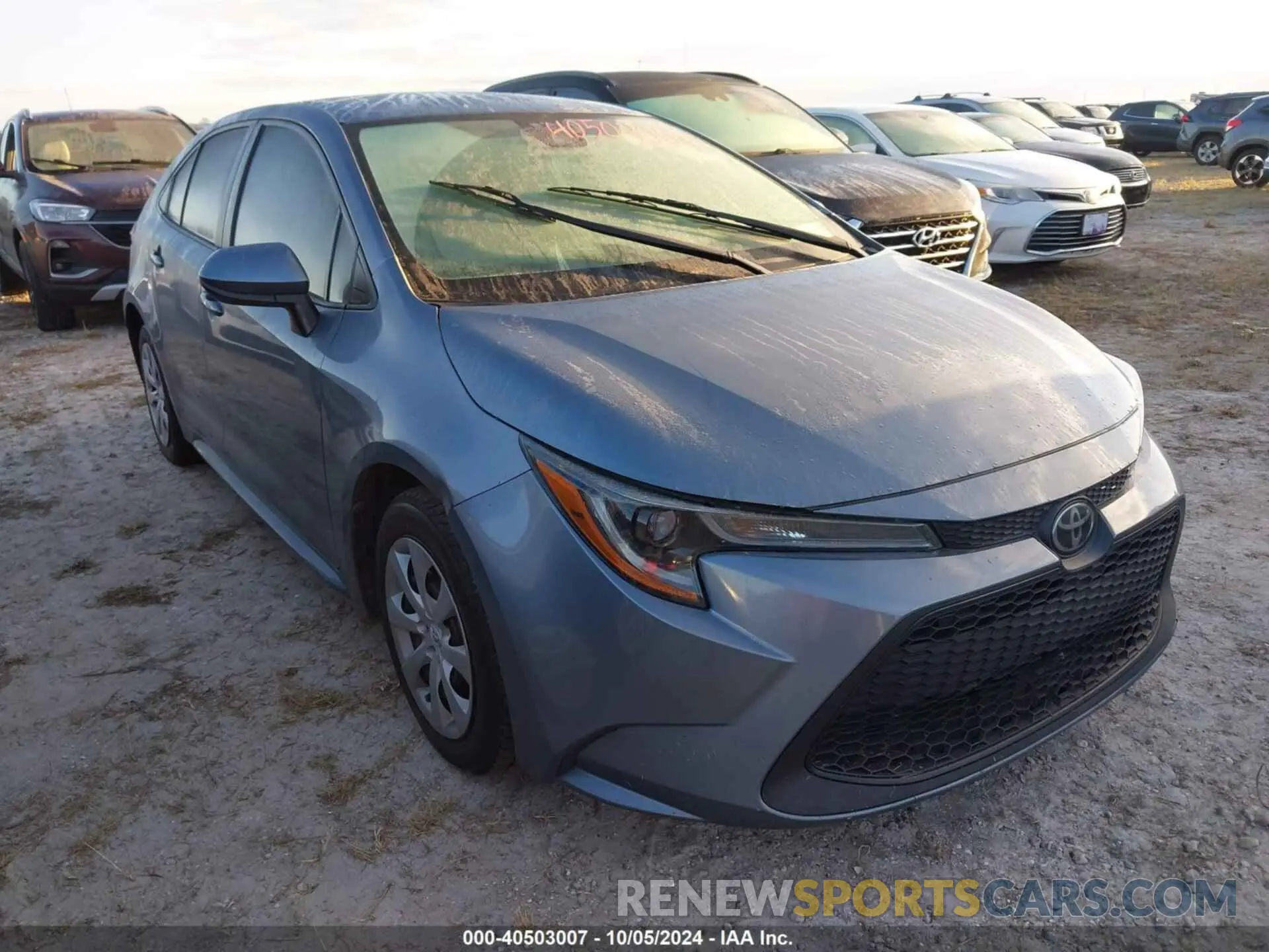1 fotografías del automóvil dañado 5YFEPMAE9MP169898 TOYOTA COROLLA 2021