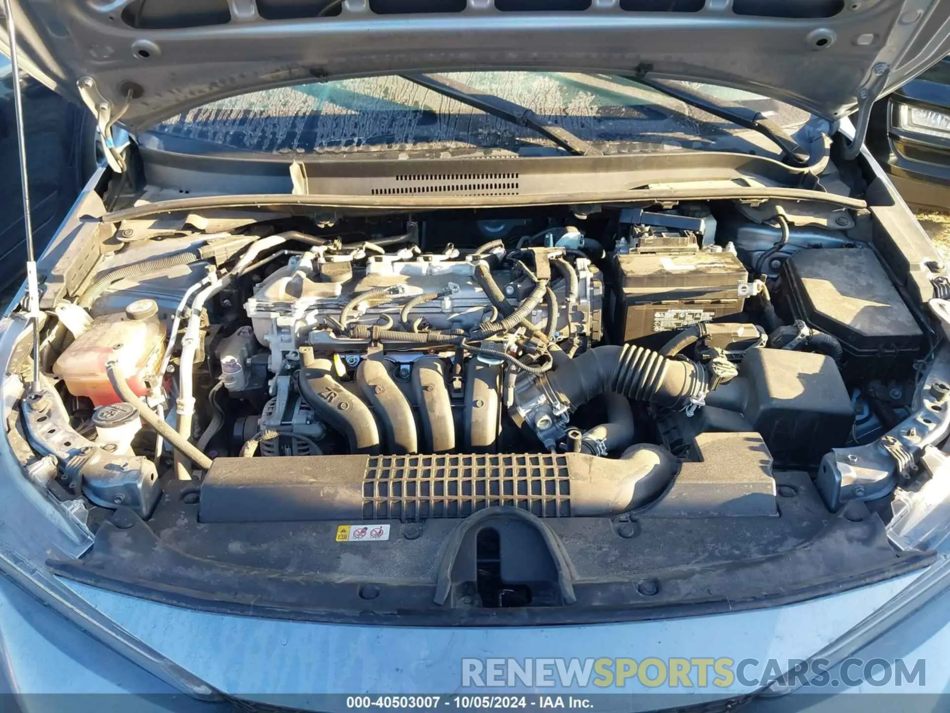 10 fotografías del automóvil dañado 5YFEPMAE9MP169898 TOYOTA COROLLA 2021