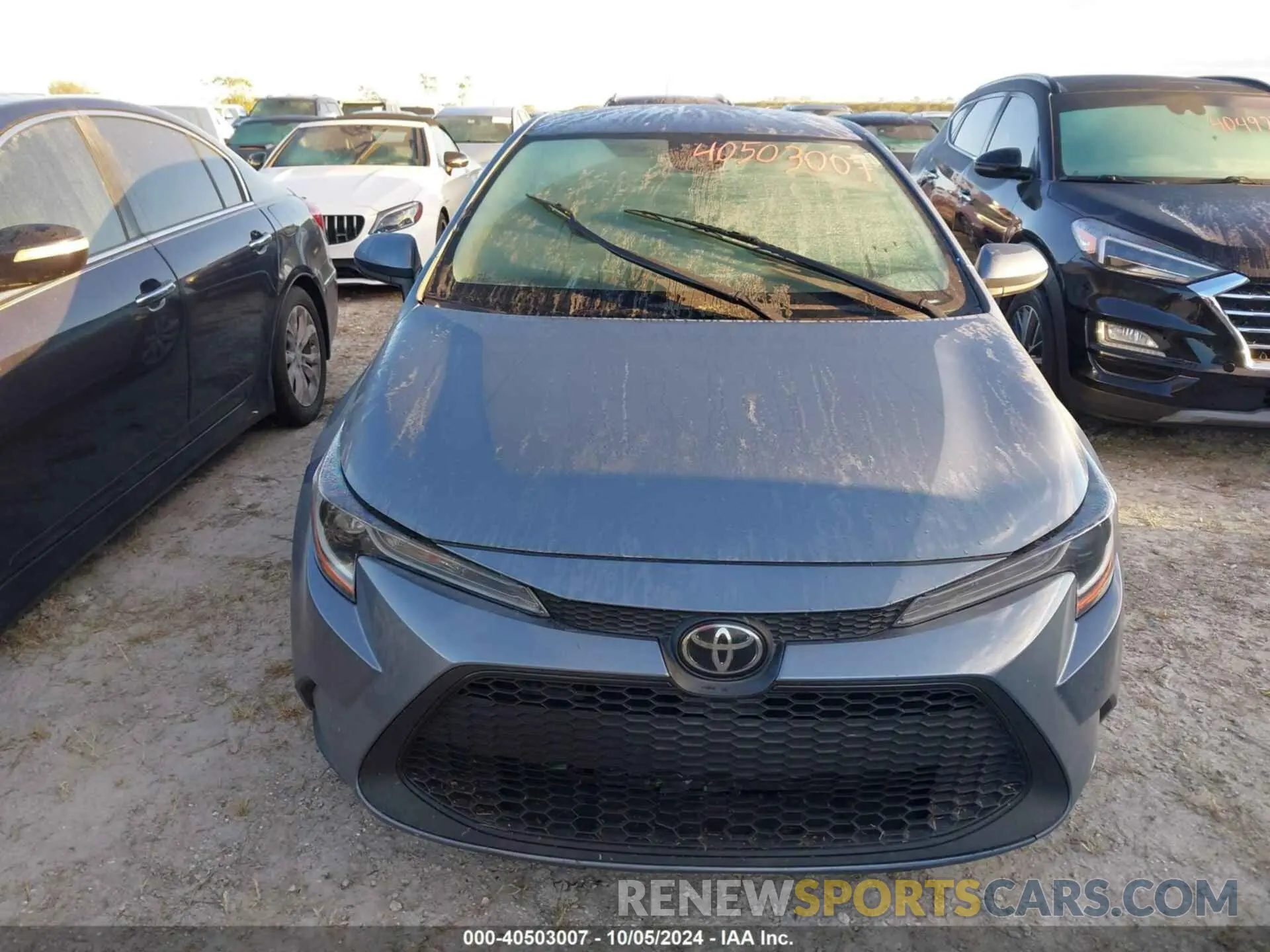 13 fotografías del automóvil dañado 5YFEPMAE9MP169898 TOYOTA COROLLA 2021