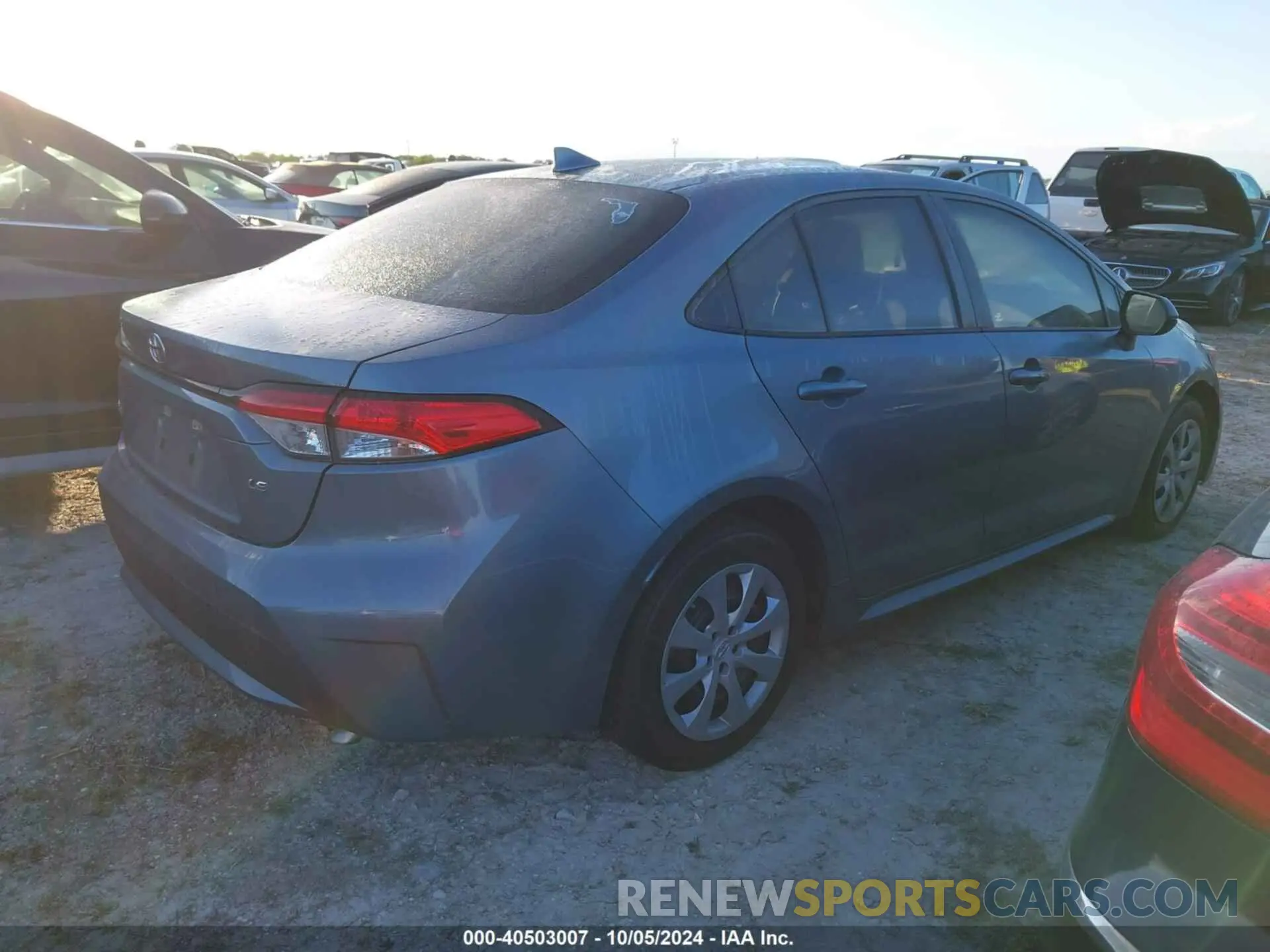 4 fotografías del automóvil dañado 5YFEPMAE9MP169898 TOYOTA COROLLA 2021