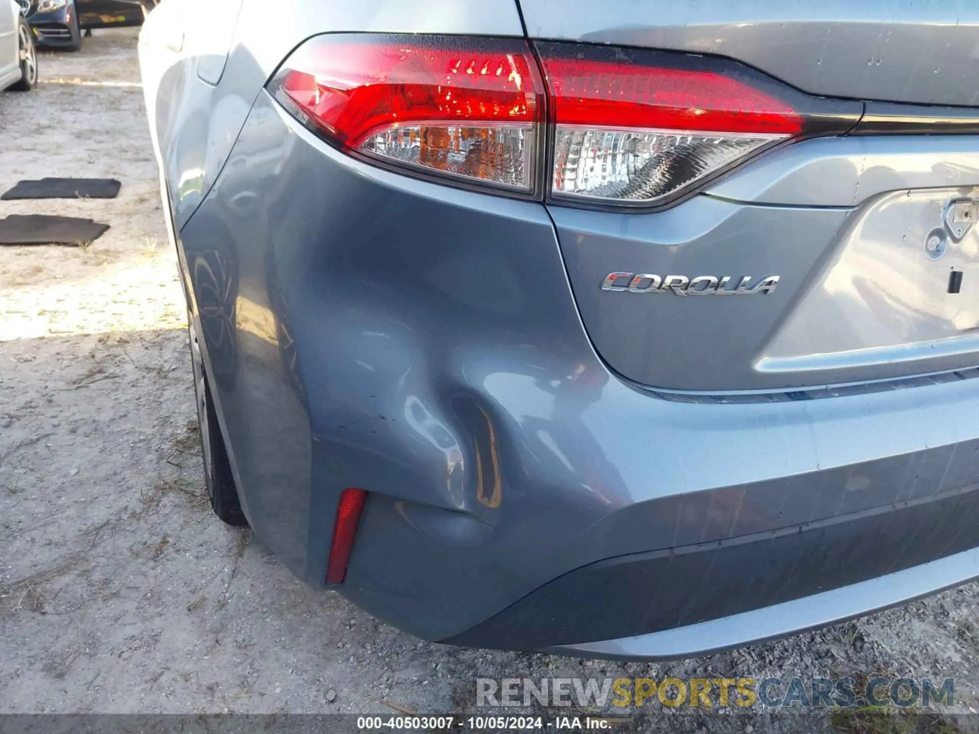 6 fotografías del automóvil dañado 5YFEPMAE9MP169898 TOYOTA COROLLA 2021