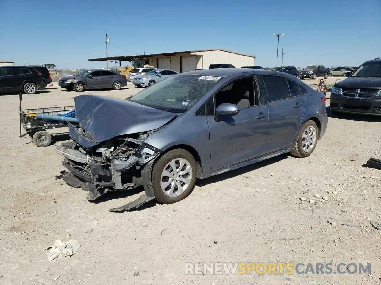 1 fotografías del automóvil dañado 5YFEPMAE9MP172963 TOYOTA COROLLA 2021