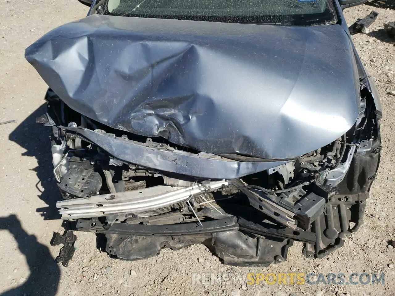 11 fotografías del automóvil dañado 5YFEPMAE9MP172963 TOYOTA COROLLA 2021