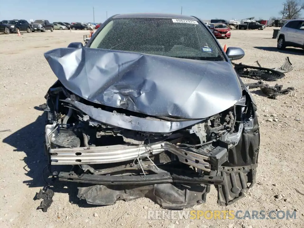 5 fotografías del automóvil dañado 5YFEPMAE9MP172963 TOYOTA COROLLA 2021