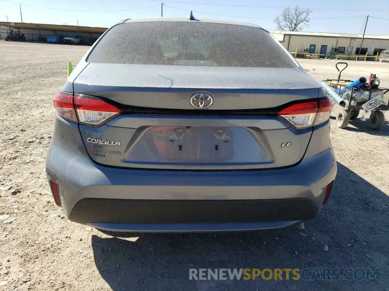 6 fotografías del automóvil dañado 5YFEPMAE9MP172963 TOYOTA COROLLA 2021