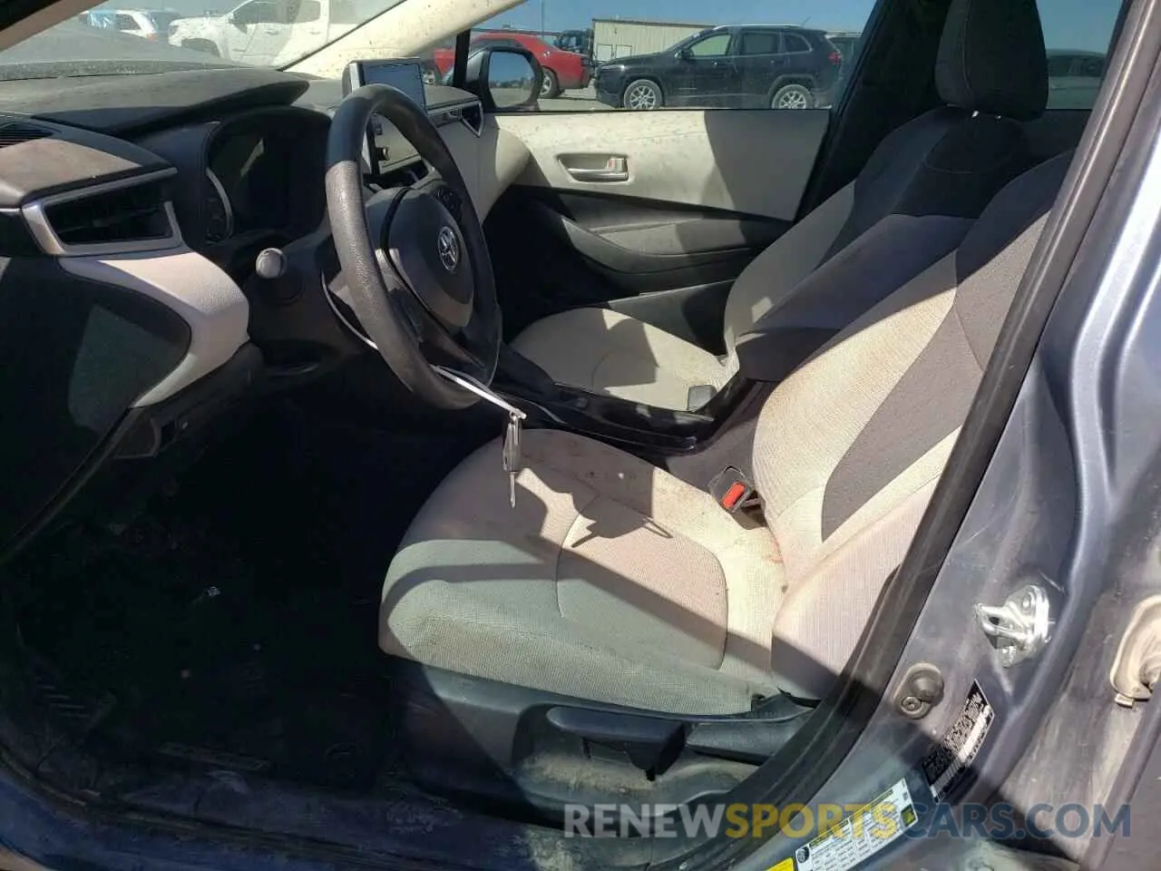 7 fotografías del automóvil dañado 5YFEPMAE9MP172963 TOYOTA COROLLA 2021