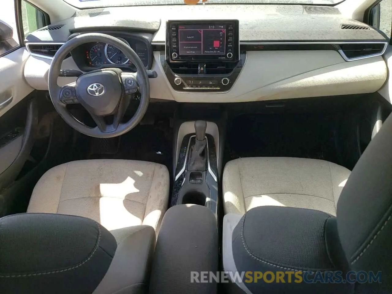 8 fotografías del automóvil dañado 5YFEPMAE9MP172963 TOYOTA COROLLA 2021