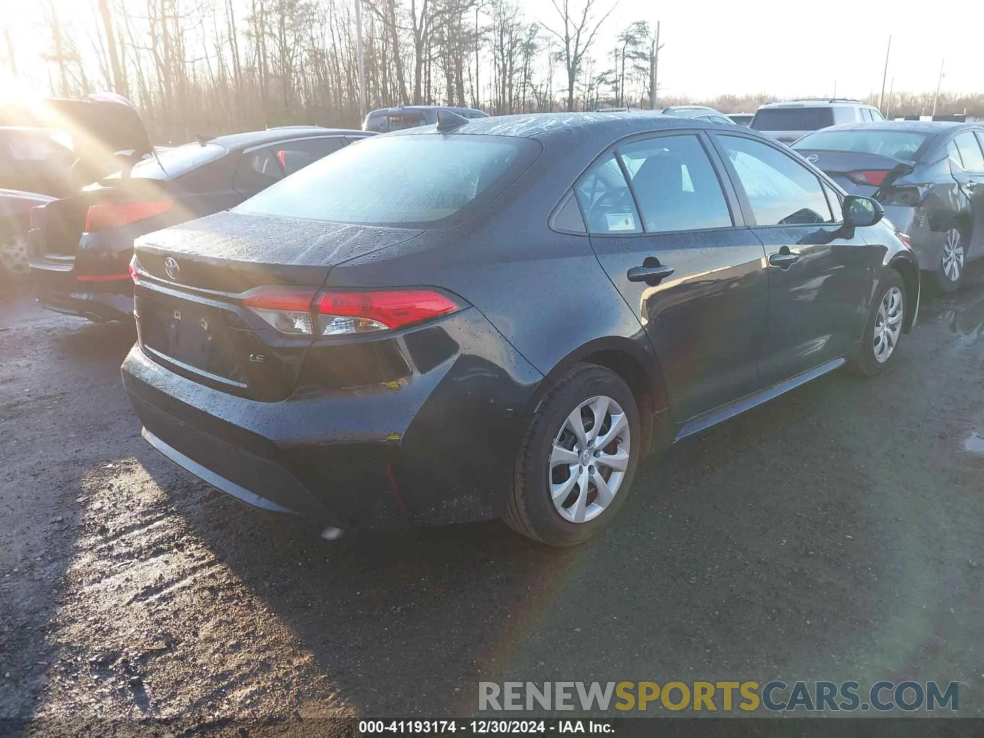 4 fotografías del automóvil dañado 5YFEPMAE9MP178262 TOYOTA COROLLA 2021