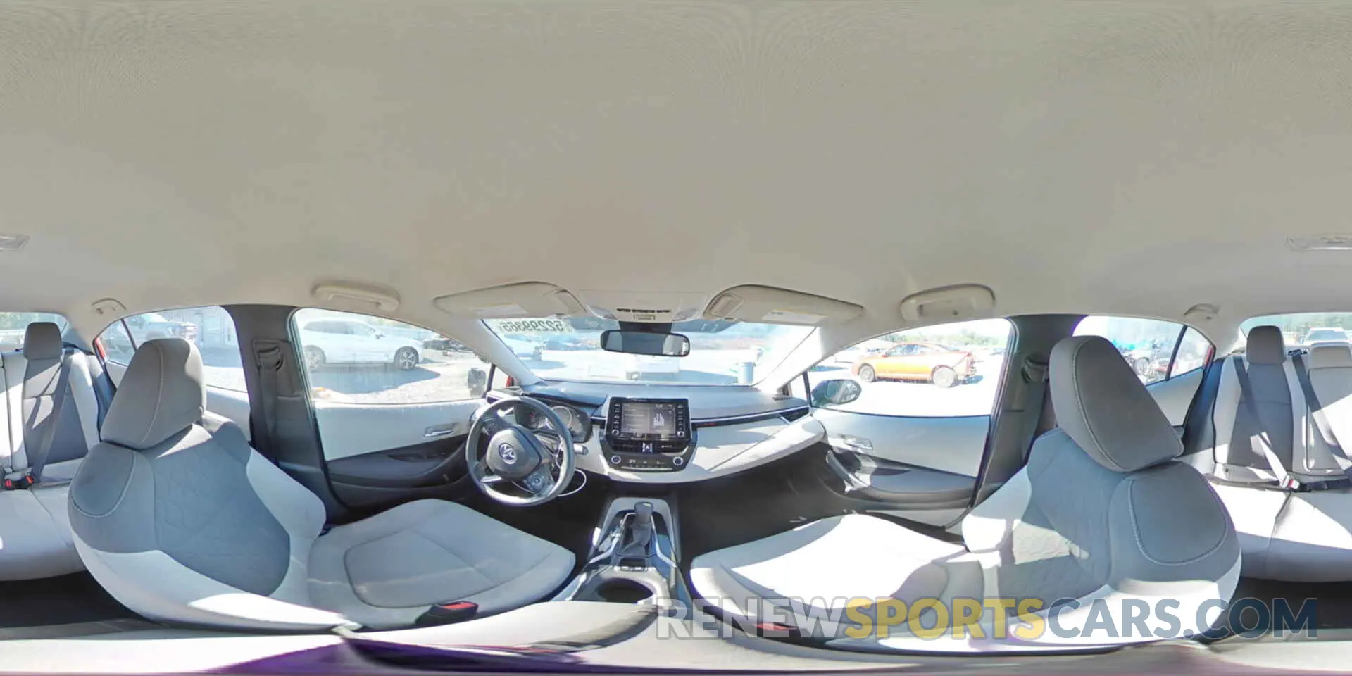13 fotografías del automóvil dañado 5YFEPMAE9MP189634 TOYOTA COROLLA 2021