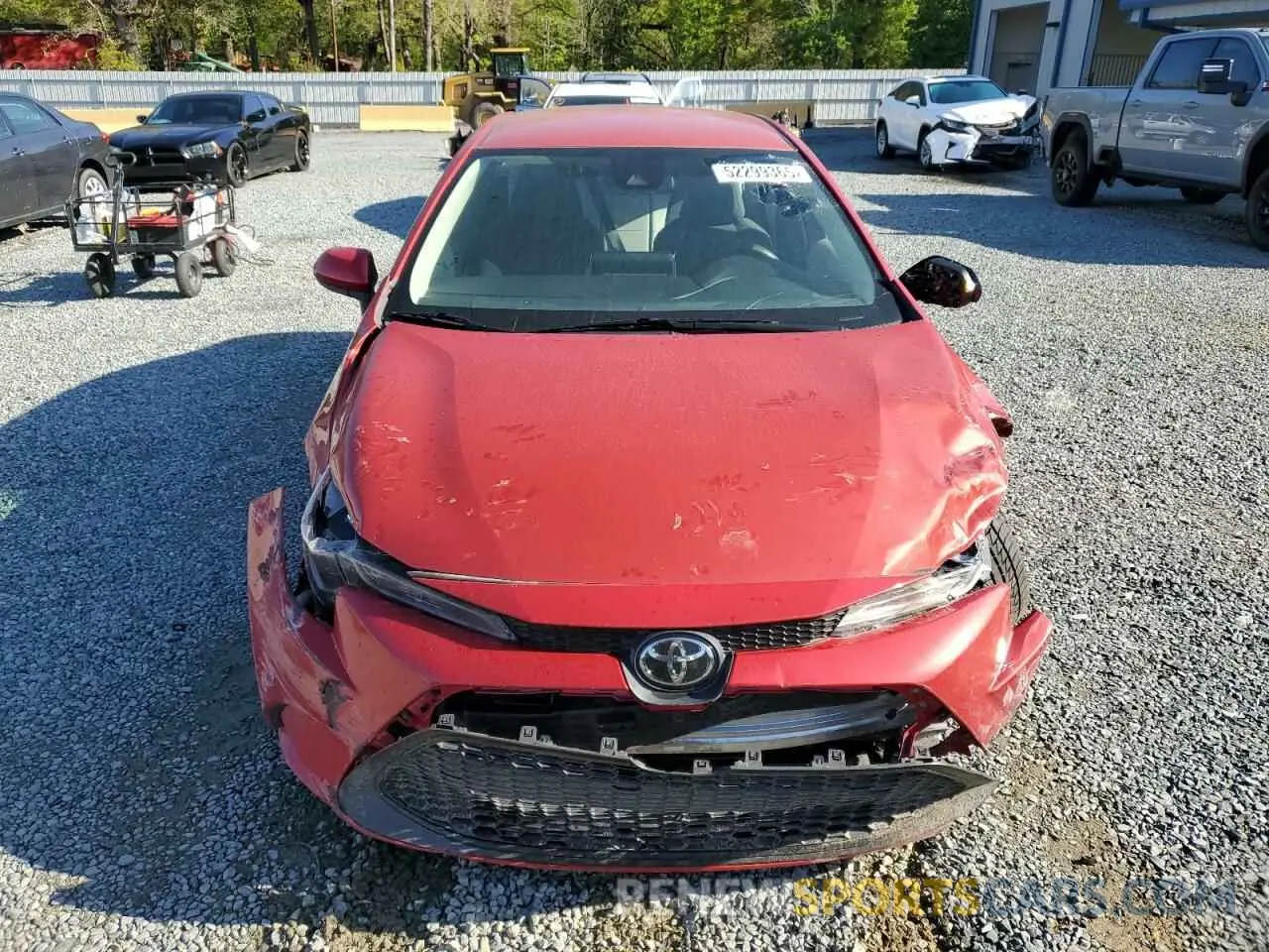 5 fotografías del automóvil dañado 5YFEPMAE9MP189634 TOYOTA COROLLA 2021