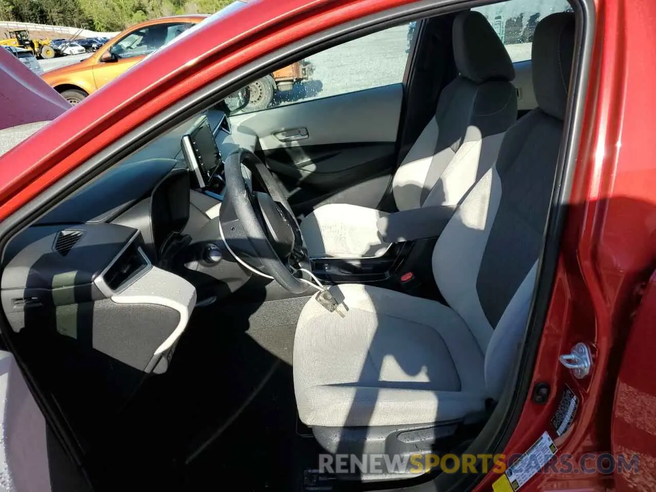 7 fotografías del automóvil dañado 5YFEPMAE9MP189634 TOYOTA COROLLA 2021