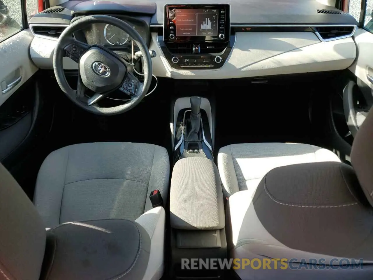 8 fotografías del automóvil dañado 5YFEPMAE9MP189634 TOYOTA COROLLA 2021